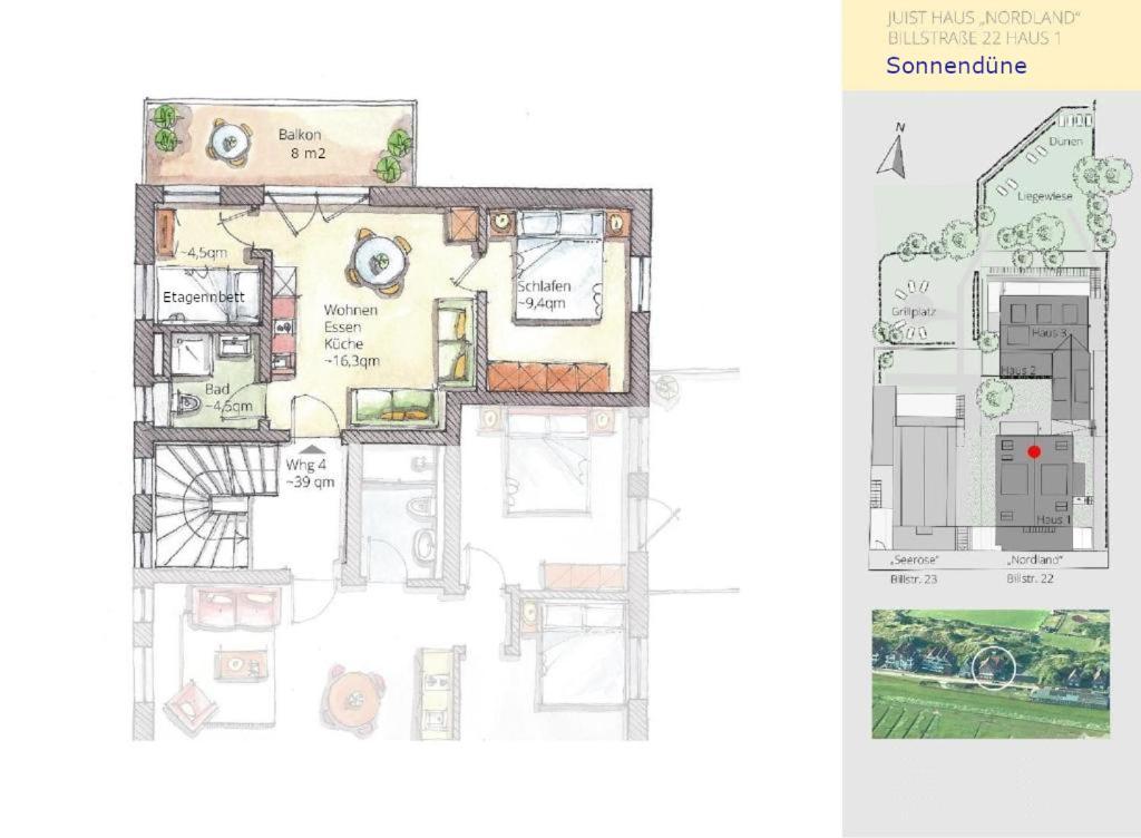 Ferienwohnung Sonnenduene Insel Juist Extérieur photo